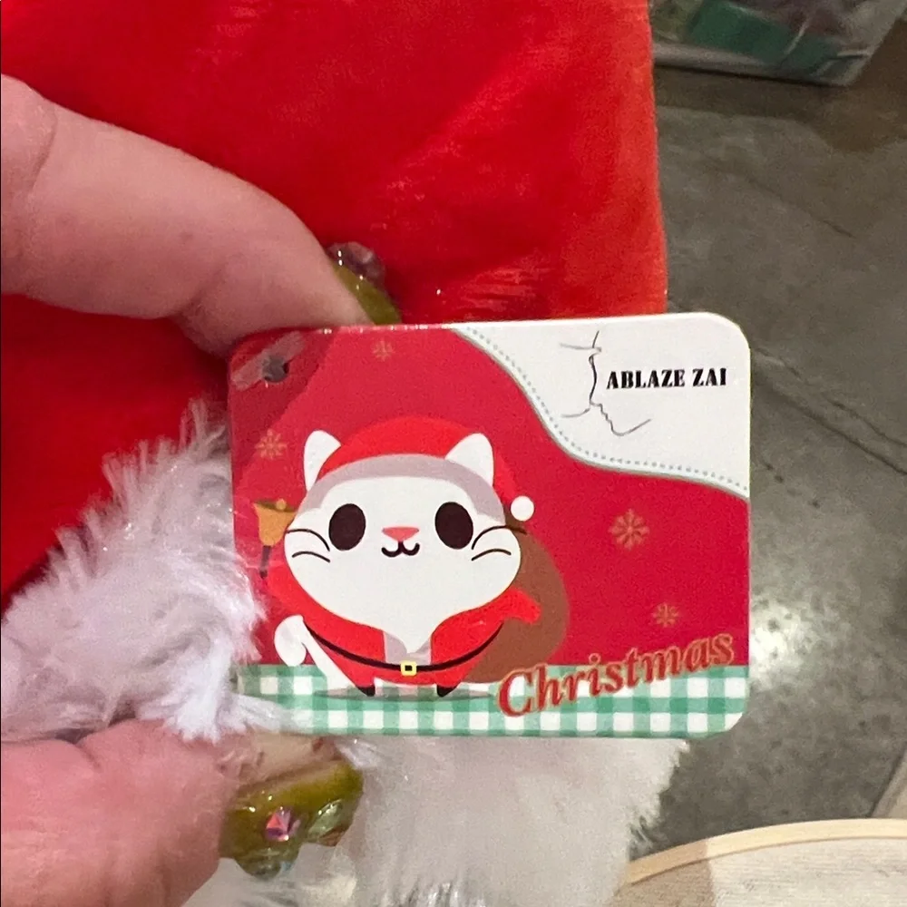 Ablaze ZAI Christmas Cat Santa Hat